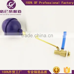 Small Water Tank 1/2 -3/4 Inch Mini Brass Float Ball Valve thumbnail-3