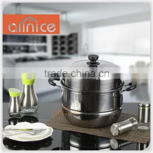 Stainless Steel Double Layer Steamer Pots Made in China thumbnail-1