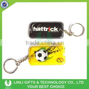 Brand Name Cheap Custom Led PVC Keyring for Football thumbnail-3