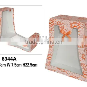 Paper Gift Box With PVC Window; Paper Cosmetic Box; Make up Box thumbnail-1