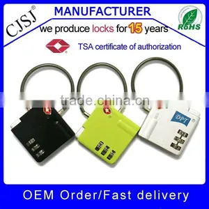 TSA529 3 Dials Travel Luggage Cable TSA Lock thumbnail-2
