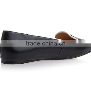 Office's Ladies Black Color Patent Leather Flat Shoes for Ladies thumbnail-5