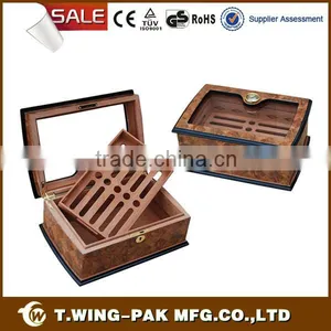 Premium Handmade Humidors With Cedar Wood Cigar Box thumbnail-1