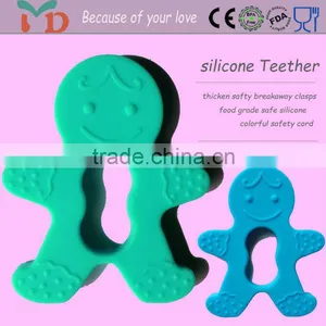Custom Silicone Teether Jewelry/Baby Chew Sensory Soft Toys thumbnail-3