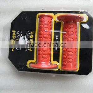 Orange Rubber Motorcycle Handle Grip for Sale thumbnail-1