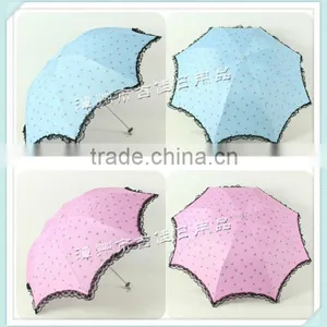 LB315 Eye-catching Color Beautiful Promotional Gift Lady Parasol Umbrella thumbnail-1