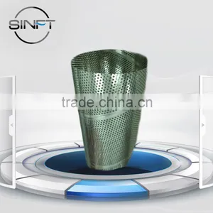 Stainless Steel Spiral Lock Seam Perforated Metal Pipe for Oil thumbnail-1