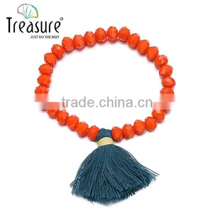 Fashion Jewelry Vintage Ethnic Wholesale DIY Fashion Crystal Charms Glass Bead Bracelet thumbnail-1