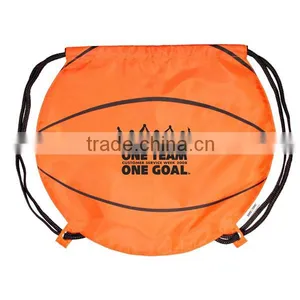Basketball Drawstring Backpack thumbnail-1