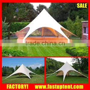 650gsm Pvc Fabric High Peak Stretch Star Shade Party Tent Quality Choice thumbnail-1