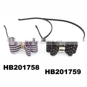 Wholesale Fancy Wire Metal Hair Band With Bow thumbnail-2