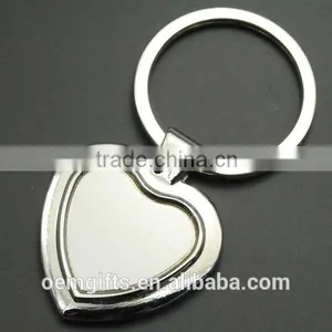 Hot Heart Shaped Metal Keychain thumbnail-1