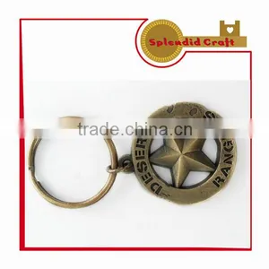New Design Keyring Starfish Custom Metal Keychain thumbnail-1