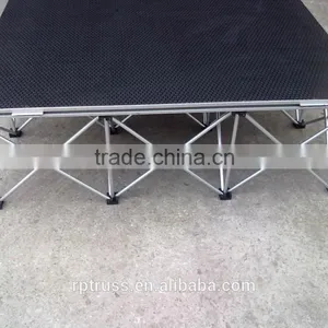 RP 4ftx8ft Portable Smart Stage , 18mm Thickness Stage Deck,carpet Surface thumbnail-3