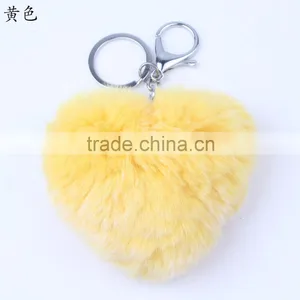 2016 Popular Sheap Heart-shaped Fur Pendant thumbnail-5