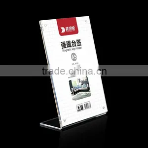 Supplier New Products Countertop Acrylic Reception Card Acrylic Sign Holder thumbnail-6