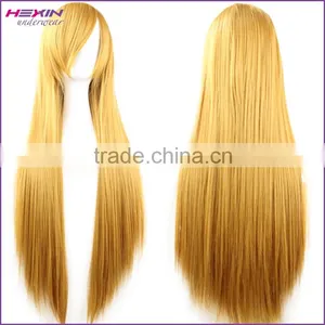 80cm New Hairstyle Natural Long Orange Wig thumbnail-4