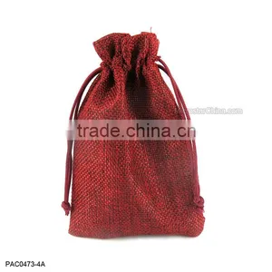 10*15cm Different Color Jewelry Linen Bag thumbnail-5