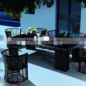 Luxury Dining Chair With Bamboo Resin Rattan thumbnail-1