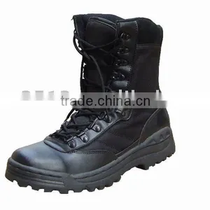 Military Boot Goodyear Leather and Canvas thumbnail-1