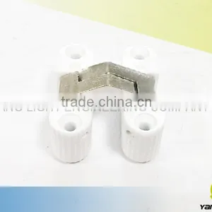 Taiwan Manufacturer Excellence Made Plastic Injection With Metal Parts White Color Invisible Hinge thumbnail-4