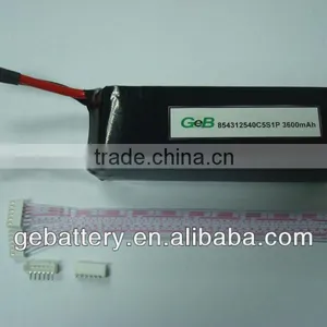 High Rate 5S 18.5v 3600mah 40C Airsoft Battery thumbnail-1