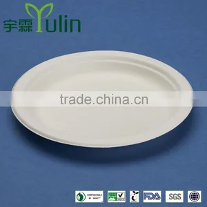 PL-07 7 Inch Disposable White Paper Plate Quality Choice thumbnail-1
