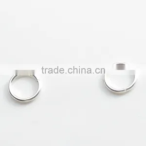 Silver 6mm Open Jump Rings Charm Connector Bracelet/Necklace Jewelry Findings thumbnail-2
