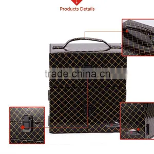 2016 New Design Fashion Metal Jewelry Box Bohemian Style Makeup Cosmetic Organizer Case thumbnail-6