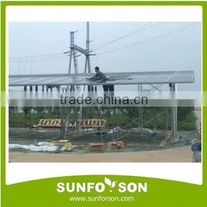 Al6005 Single/Double Row Solar Panel Carport Mount Stucture Support thumbnail-1