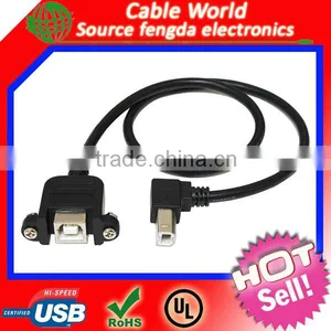 USB Type B Female Panel Mount Cable thumbnail-1