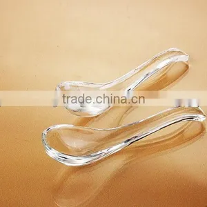 New Arrival Crystal Glass Soup Spoon Scoop Dipper for Nice Gift(R-2004 thumbnail-1