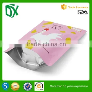 Top Quality Food Industrial Use CMYK Printed Plastic Resealable Aluminum Foil Packaging Bag for Food thumbnail-4