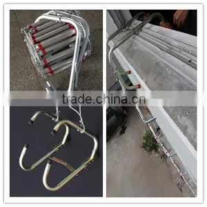 HIGH BUILDING ESCAPE LADDER/ FOLDABLE LADDER/ STEEL LADDER thumbnail-1