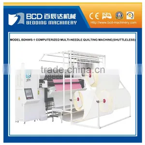 Computerized Multi-Needle Shuttleless Quilting Machine (BDNWS-1 Shuttleless) thumbnail-1