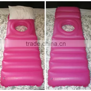 Pink Inflatable Maternity Pool Floats Water Air Mattress Bed for Pregnant Women thumbnail-1