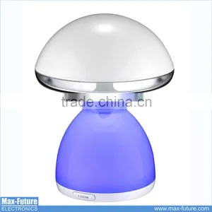 Recharfeable Bedside Portable Mini LED Table Mushroom Lamp With Touch Dimmer thumbnail-2