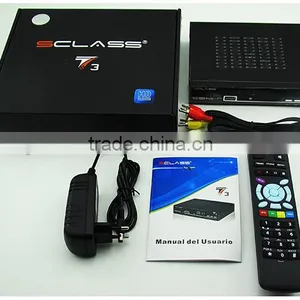 Mini Digital tv Sclass T3 IPTV Set Top Box Satellite tv Receiver Free Sks Iks for South America thumbnail-2