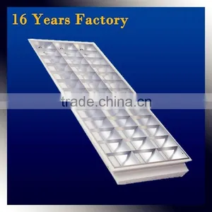 4X28W T5 T8 Louver Type Fluorescent Fixtures thumbnail-3
