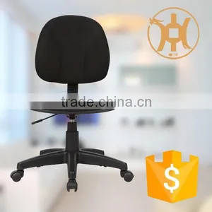 HC-C002 Simple Black Computer Fabric Office Chair Without Arm thumbnail-3
