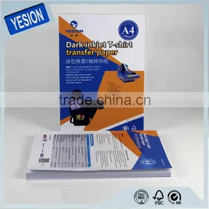 Yesion Inkjet Transfer Paper For Light and Dark T-shirts/ Heat Transfer Paper thumbnail-1