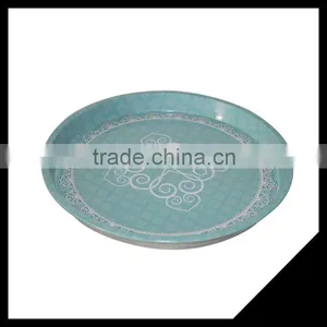 Round Custom Printed Serving Tray/Tin Tray For Food Or Fruit thumbnail-1