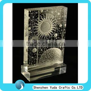 Laser Engraving Design Acrylic Plaque Block Plexiglass Awards Display thumbnail-1
