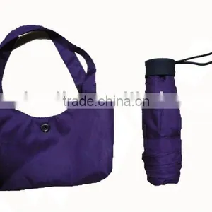New Special 5 Folding Umbrella With Handbag thumbnail-1