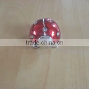 Porcelain Plated Silver Ladybird thumbnail-1