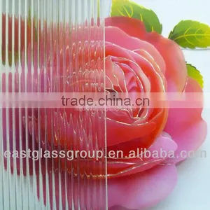 (Hot!!) Clear Flute Pattern Glass thumbnail-1