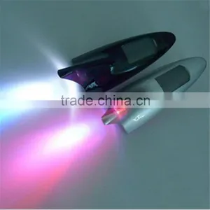Shark Fin Solar Energy Car Roof Anti Chasing Tail Light thumbnail-1