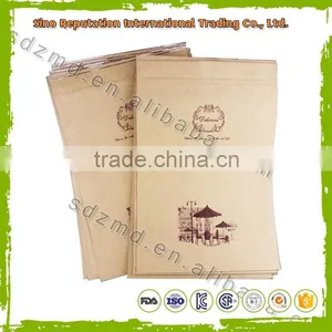 Zipper Bag/brown Paper Shopping Bag thumbnail-1