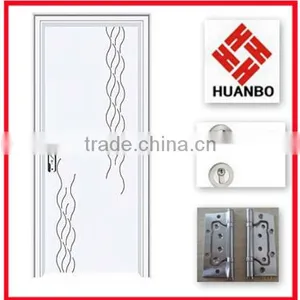 High Quality Pvc Mdf Wooden Door Design M08 thumbnail-4
