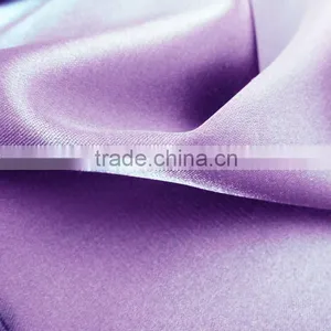 100% Polyester Shining Spandex Silk Satin Fabric for Lady Dresses thumbnail-1